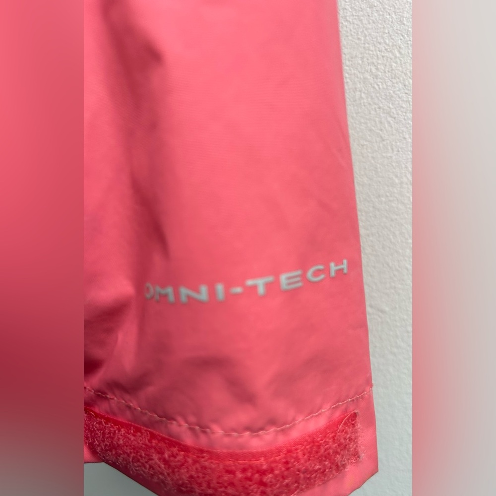 Columbia Omni tech size medium (10/12) pink rain jacket - Picture 4 of 5